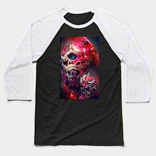 Apocalypse Skull Baseball T-Shirt